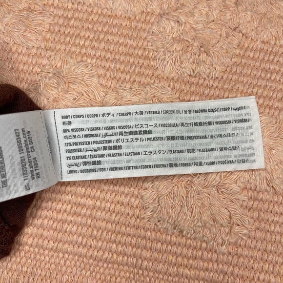 Abercrombie & Fitch Brown Ribbed Lounge Bralette Tank Top Women’s Size Small - Picture 5 of 5